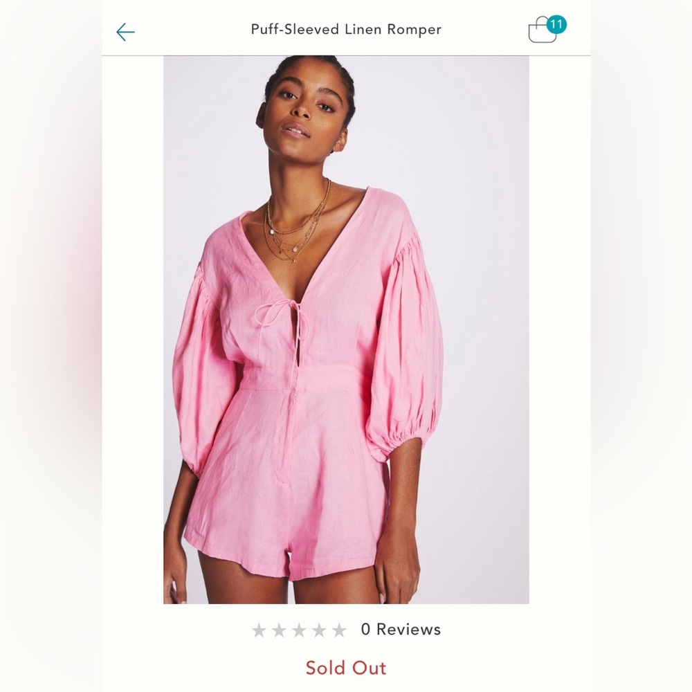 SWF linen romper